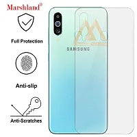 MARSHLAND Back Screen Protector Bubble Free Flexible Anti Scratch TPU Back Screen Guard Compatible for Samsung Galaxy M40 (Pack of 2)-thumb1