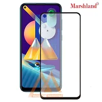 MARSHLAND Ceramic Tempered Matte Anti Broken 9d Flexible Soft Film Screen Protector Compatible for Samsung Galaxy M11/Samsung Galaxy A11 Black-thumb1