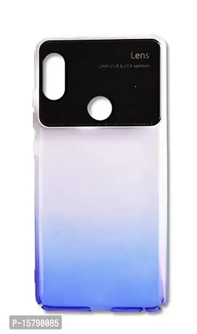 Marshland Camera Lens Protection Hard Stylish Back Cover Compatible with Redmi Note 5 Pro (Blue)-thumb0