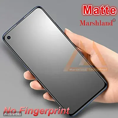 MARSHLAND Ceramic Tempered Matte Anti Broken 9d Flexible Soft Film Screen Protector Compatible for Samsung Galaxy M11/Samsung Galaxy A11 Black-thumb4