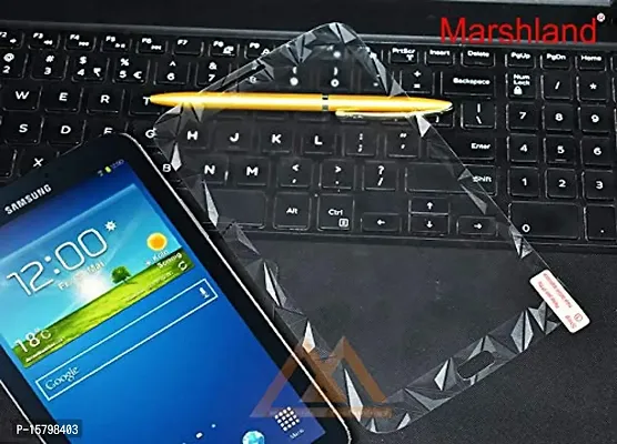 MARSHLAND Flexible Anti Scratch Oleo Phobic Coating Bubble Free Front Screen Guard for Samsung Galaxy Tab 3 (Transparent 7.0)-thumb2