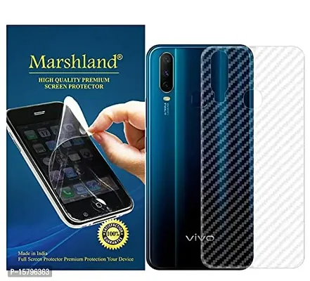 MARSHLAND Back Screen Guard Sticker Protective Soft Film Compatible with Vivo Y12 Y15 Y17 U10-thumb0