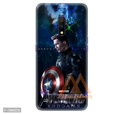 MARSHLAND Latest Back Case Printed Design Anti Scratch Hard Back Cover Compatible for Realme X-thumb0