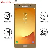 MARSHLAND Full Glue Screen Protector Anti Scratch Bubble Free Edge to Edge Tempered Glass for Samsung Galaxy j7 Duo (Gold)-thumb4