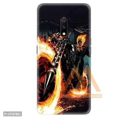 MARSHLAND Latest Back Case Printed Design Anti Scratch Hard Back Cover Compatible for Realme X