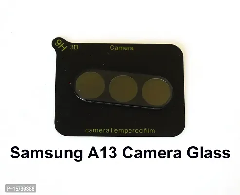 MARSHLAND 3D Camera Lens Screen Protector Designed for Samsung Galaxy A13 Camera Lens Tempered Glass (Black)-thumb3