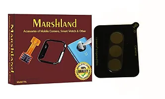 MARSHLAND 3D Camera Lens Screen Protector Designed for Samsung Galaxy A13 Camera Lens Tempered Glass (Black)-thumb1
