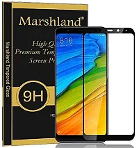 Marshland? Screen Protector 3D Anti-Scratch Anti-Bubble Edge to Edge Tempered Glass Compatible for Redmi Note 5 (Black)-thumb1