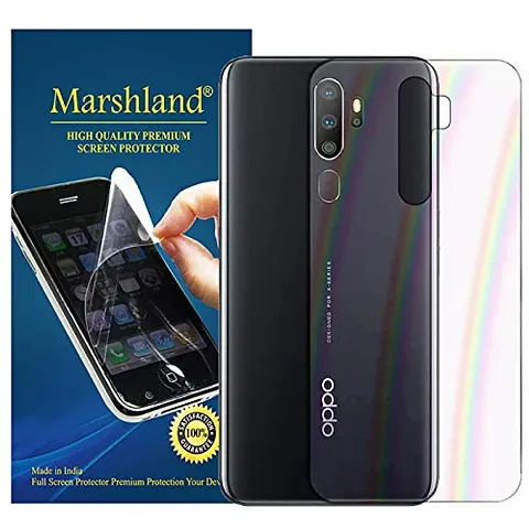 MARSHLAND 3D Rainbow Flexible Back Screen Protector Anti Scratch Bubble Free Back Screen Guard Compatible for Oppo A5 2020