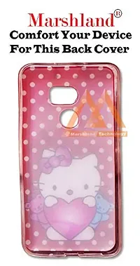 Fancy Creative Back Cover Hello Kitty with Makeup Mirror Stylish Diamond Stones Soft Silicon Printed Rubber Compatible with HTC one x10 by Pack of 2-thumb3