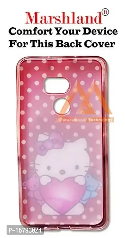 Fancy Creative Back Cover Hello Kitty with Makeup Mirror Stylish Diamond Stones Soft Silicon Printed Rubber Compatible with HTC one x10 by Pack of 2-thumb4