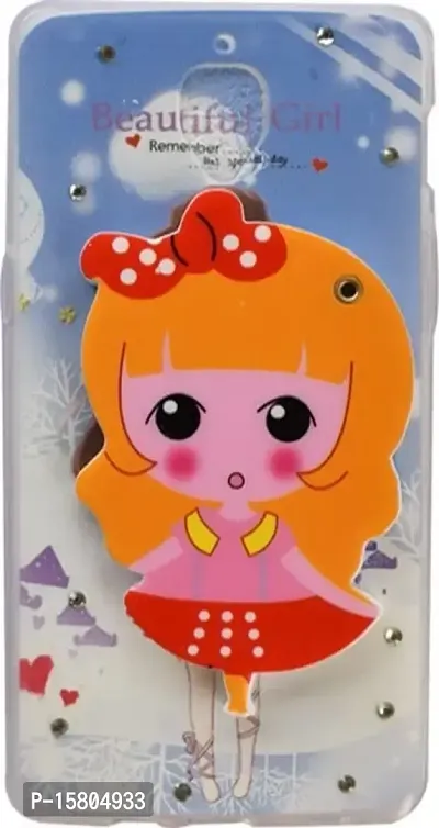 Marshland OnePlus 3 Back Cover Designer for Girls 3D Cartoon Big Hello Kitty Mirror View