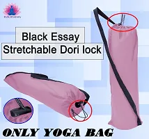 LuxuryBpinkStbleDorilock Exercise yoga Mat Cover Bag ONLY with Broad Strap-thumb2