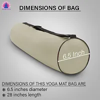 Classic Cream Dori Lock Yoga Mat Bag with Broad Strap for MenWomen-thumb2