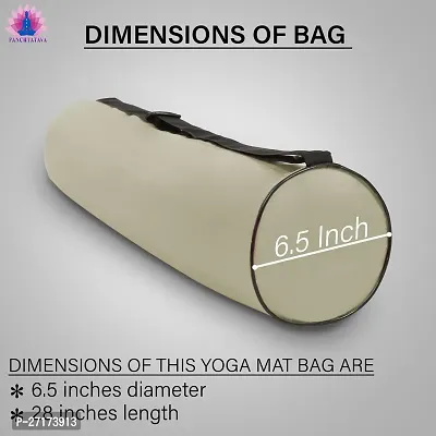 Classic Cream Dori Lock Yoga Mat Bag with Broad Strap for MenWomen-thumb3