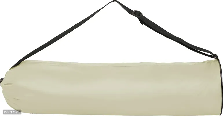 Classic Cream Dori Lock Yoga Mat Bag with Broad Strap for MenWomen