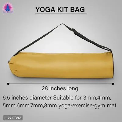 Luxury Golden Yellow Dori Lock Yoga mat Bag COVER ONLY  For Men  Women-thumb4