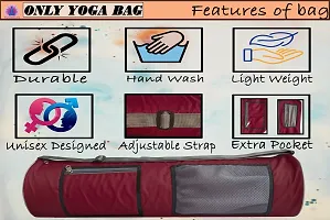 Trendy Premium Quality Oynex RED Yoga Mat Bag  Yoga Mat Cover for Men  Women-thumb1