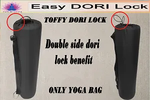 Toffy Black Dori Lock Useful  Comfortable Yoga Mat COVER ONLY For Men  Women-thumb1