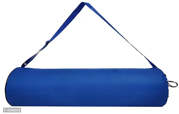 Blue Stable Dori Lock Exercise Yoga Mat Cover Bag Only With Broad Strap Ideal For Men And Women