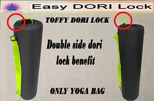 Toffy Black Neon Dori Lock Useful Yoga Mat COVER ONLY For Men  Women-thumb1