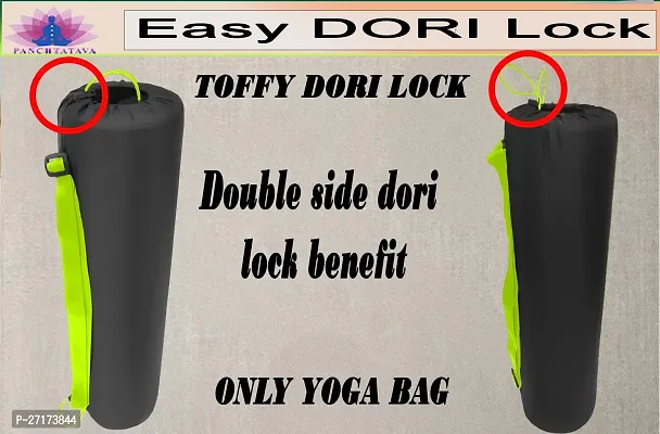 Toffy Black Neon Dori Lock Useful Yoga Mat COVER ONLY For Men  Women-thumb2