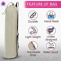 Classic Cream Dori Lock Yoga Mat Bag with Broad Strap for MenWomen-thumb4