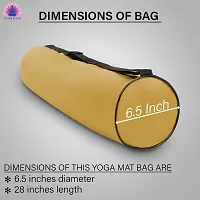 Luxury Golden Yellow Dori Lock Yoga mat Bag COVER ONLY  For Men  Women-thumb4