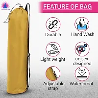 Luxury Golden Yellow Dori Lock Yoga mat Bag COVER ONLY  For Men  Women-thumb1