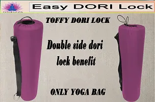 Pink Toffy Exercise Mat Carry Bag COVER ONLY with Broad Shoulder Straphellip;-thumb1