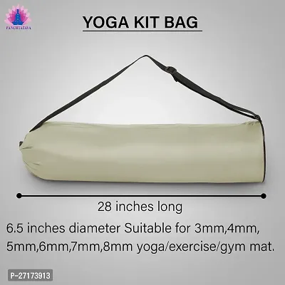 Classic Cream Dori Lock Yoga Mat Bag with Broad Strap for MenWomen-thumb2