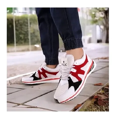 Stylish Canvas Striped Casual Shoe For Men