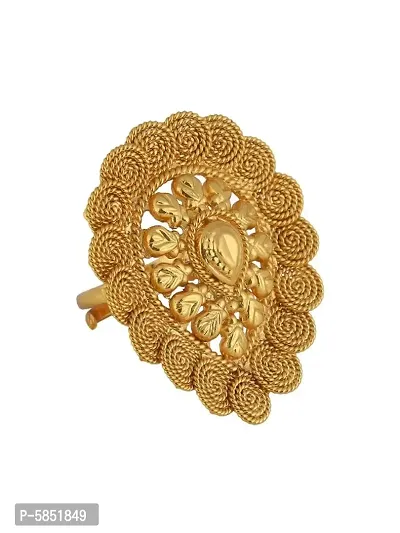 Golden Adjustable Ring