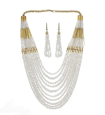 Festive Wear Layered Pearl Jewellery Set