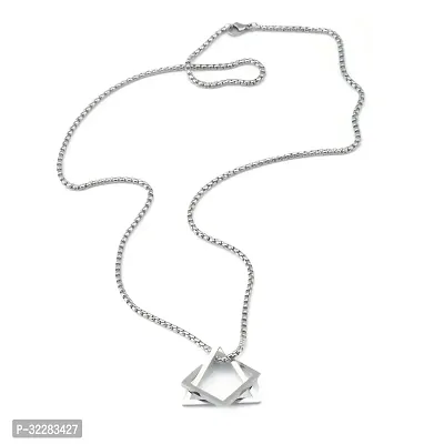 Stainless Steel Pendent With Stainles Steel Chain For Men-thumb2