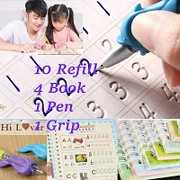 Magic Practice Copybook and Water Magic Books Reusable Water Reveal Activity Book 01 (4 Book 10 Refile 1 Water Book)-thumb2