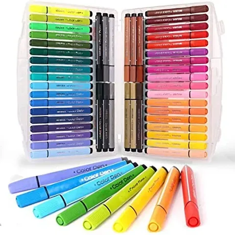 Washable Watercolor Pens Set Colouring Kit Art Markers Colour 48 Watercolor Pen 1