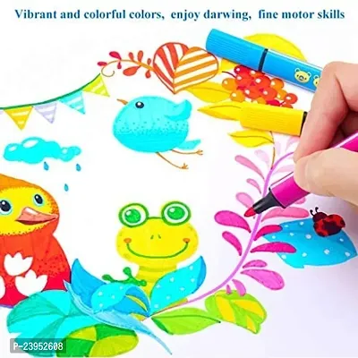 Washable Watercolor Pens Set Colouring Kit Art Markers Colour 48 Watercolor Pen 1-thumb5