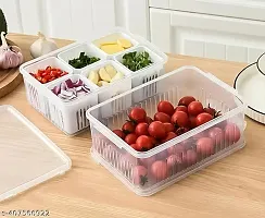 Airtight Plastic Unbreakable Containers fridge container-thumb3