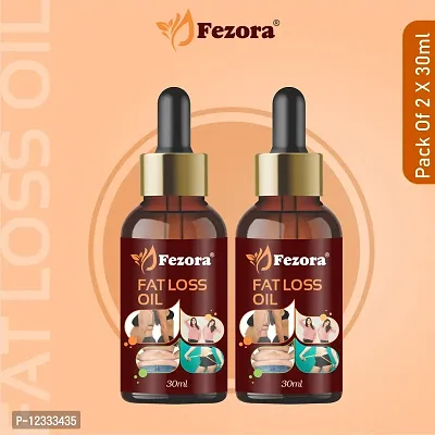 Fezora Fat Burning ,Fat Go, Fat Loss, Body Fitness Anti Ageing Oil  - Pack Of 2 , 30 Ml each