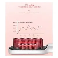 360-Degree Rotating Hair Straightener Comb for Women  Men | Hair Styler, Straightener Machine (Random Colour)-thumb1