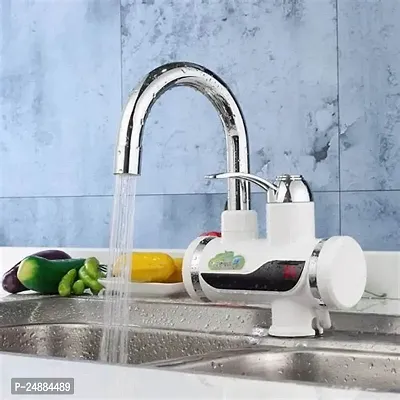 Gvv International Electric Water Heater And Tankless Fast Water Heating Tap Instant Hot Kitchen Faucet - with Digital Display