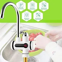 Gvv International Electric Water Heater And Tankless Fast Water Heating Tap Instant Hot Kitchen Faucet - with Digital Display-thumb3