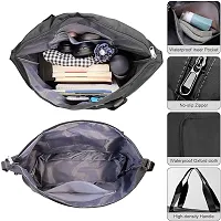 Gvv   Nylon   Travel Duffle Bag Expandable Folding Travel Bag for Women, Lightweight Waterproof Carry Luggage Bag for Travel (Black)-thumb1
