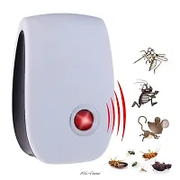 Gvv International Ultrasonic Pest Repeller to Repel Rats, Cockroach, Mosquito, Home Pest and Rodent Repelling  for Mosquito, Cockroaches  Pest Reject Electric Insect  Killer (White ) Pack of 1-thumb2