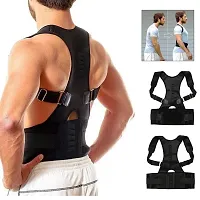 Gvv International  Posture Corrector  For Men's  Women  Back Support Belt Back Pain Back Straight And Shoulder Support Belt (Universal Size)-thumb3