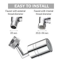 720 Degree Rotatable Multi-Functional Extension Faucet, Faucet Extender for Taps, Tap Extender for Kitchen Sink with 2 Modes Splash Extension Faucet Filter (pack of 2 )-thumb3