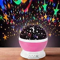 Plastic Star Master Rotating 360 Degree Kids Toys Moon Light Projector For Kids Room Bulb (Multi Color, Pack of 1)-thumb1