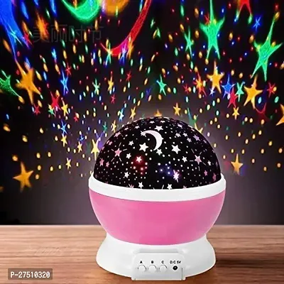 Plastic Star Master Rotating 360 Degree Kids Toys Moon Light Projector For Kids Room Bulb (Multi Color, Pack of 1)-thumb2