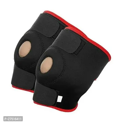 Knee Cap|Knee Pain Relief |Knee Belt|Joint Pain Relief (Red)(PACK OF 1)-thumb2